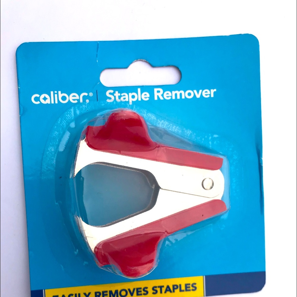 Red Staple Remover